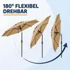Sonnenschirm Ø2,7m Gartenschirm Terrassenschirm Marktschirm Produktbild-Vorschau 10