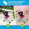 Kinderplay Puppenbuggy KP0290R – Leichter faltbarer Produktbild-Vorschau 6