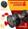 RE:SPORT® Hantelset 30 kg Kurzhanteln Langhantel Set Hantel Produktbild-Vorschau 3