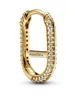 Pandora Me Hoops Ohrring 269682C01 Pave Link Vergoldet Produktbild-Vorschau 1