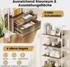 COSTWAY 6-stöckiges Leiterregal mit 2 Schubladen, 184 cm Produktbild-Vorschau 6