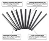 Clip per guide di fissaggio Schermo privacy in PVC - Anteprima dell’immagine prodotto 5