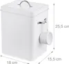 Relaxdays Contenitore per detersivo 6 L, metallo, barattolo Anteprima dell’immagine prodotto 4
