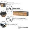 STIV Möbel | Závěsná TV skříňka 140x39,6x35 cm Šedý Mat / Náhled obrázku produktu 4