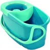 A teal and green spin mop bucket is shown against a white background. Anteprima dell’immagine prodotto