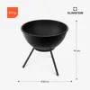 blumfeldt Fireball Schwarz 40 cm Feuerschale – Produktbild-Vorschau 7