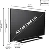 Toshiba 43UV3363DA Fernseher 43 Zoll Smart TV, VIDAA 4K Produktbild-Vorschau 3