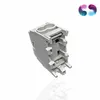A gray electrical connector is shown against a white background with a reflection. Produktbild-Vorschau