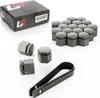 20x Radschrauben Kappen Radschraubenkappen Set 17 mm grau Produktbild-Vorschau 1