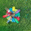 Set da 4 sacchi saltellanti Relaxdays, giochi all'aperto Anteprima dell’immagine prodotto 2