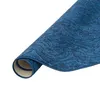 Konturenschnitt Hochflor Langflor Teppich Frieda Blau Rund, Produktbild-Vorschau 4