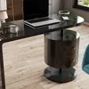 Stůl Vicco Lara Černý vysoký lesk 120 x 50 cm se 2 Náhled obrázku produktu 5