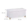 Ławka ze schowkiem RD31588, biała Podgląd zdjęcia produktu 4