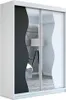 Schwebetürenschrank, 2-türig Schrank mit Spiegel! Moderne Produktbild-Vorschau 2