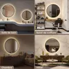 S'AFIELINA miroir salle de bain LED 80 cm rond, tactile, Voir les images du produit 12