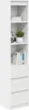 vidaXL Highboard blanc 37,5x35x180 cm Bois composite Voir les images du produit 4