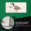 Küchenuhr Bürouhr Leinwand Uhr 60x30 Zeichnung Tier Enten Produktbild-Vorschau 5