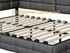 Letto imbottito ProximaX 140x200 cm, tessuto in lino Anteprima dell’immagine prodotto 12