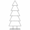 vidaXL Albero di Natale in metallo per decorazioni nero 150 Anteprima dell’immagine prodotto 3