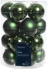 Weihnachtskugeln Glas 6cm x 20 Stück - Piniengrün Produktbild-Vorschau 2