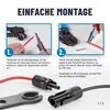 ABSINA 4x MC4 Stecker & Buchse + 2x MC4 Montageschlüssel - Produktbild-Vorschau 4