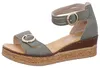 Rieker Damen Sandalette mit Fesselriemen und Keilabsatz Produktbild-Vorschau 1