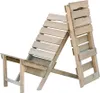ITA Faltbarer Gartenstuhl Grau aus Holz 2er Set - Produktbild-Vorschau 1