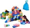 Relaxdays Bausteine, 108-tlg. Bauklötze Set mit Tasche, Produktbild-Vorschau 1