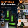 Wiltec, magnetická vodováha, 2 kusy. Křížová vodováha z ABS Náhled obrázku produktu 7