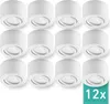 12er Set Oktaplex Aufbaustrahler Alu flach & schwenkbar Produktbild-Vorschau 1