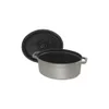 Staub La Cocotte 31cm oval Graphit-grau, Gusseisen Produktbild-Vorschau 7