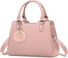IGOLUMON Damen Handtasche Mittelgroß Leder Rosa Elegante Produktbild-Vorschau 1