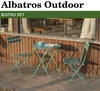 Albatros bistro set 3-dielny zelený - bistro stôl s 2 Náhľad obrázku produktu 2