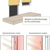 Senkrechtmarkise Balkon 100x240cm Außenrollo Sichtschutz Produktbild-Vorschau 7