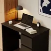 Černý Počítačový Stůl Loft Se Zásuvkami – Moderní Pro Náhled obrázku produktu 3