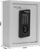 Profirst Schlüsseltresor Nestro 20 Elektronikschloss grau Produktbild-Vorschau 4