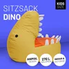 LUMALAND Animal Line Kindersitzsack Dino - Senfgelb Produktbild-Vorschau 2