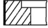 MAHLE 030 48 N2 Kolbenringsatz Kolbenringe für VW Produktbild-Vorschau 1