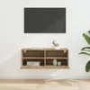 vidaXL Mobile TV a parete, 80 x 30 x 30 cm, effetto legno Anteprima dell’immagine prodotto 4