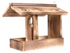 Ecodeco Wetterfest Vogelhaus zum Aufhängen Holz Verkohlt Produktbild-Vorschau 2