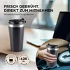 Barista Single-Kaffeemaschine 750W schwarz/silber mit To-Go Produktbild-Vorschau 2