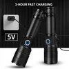 2er-Pack Wiederaufladbare LED-Taschenlampen mit hoher Produktbild-Vorschau 4