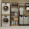 Armadio da bagno POLA TWIN per lavatrice e asciugatrice – Anteprima dell’immagine prodotto 4
