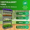 Coemo Vertikalbeet Vera aus Holz Hochbeet 4 Etagen Kästen Produktbild-Vorschau 2