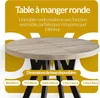 AlpiMeble Table a Manger Extensible - Table Ronde Voir les images du produit 2