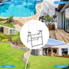 COSTWAY 4er Set Gartenstühle, Hochlehner Klappstühle mit Produktbild-Vorschau 8
