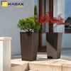 KADAX sada ratanových kvetináčov "Pesaro", plastový Náhľad obrázku produktu 7