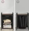 Kosz Na Pranie Wolnostojący Z Półką Industrialny Loft Podgląd zdjęcia produktu 9