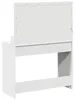 vidaXL Schminktisch mit Regal Weiß 100 x 41 x 135 cm Produktbild-Vorschau 6