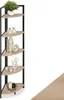A corner shelf unit with decorative items on it, set against a white background. Náhled obrázku produktu